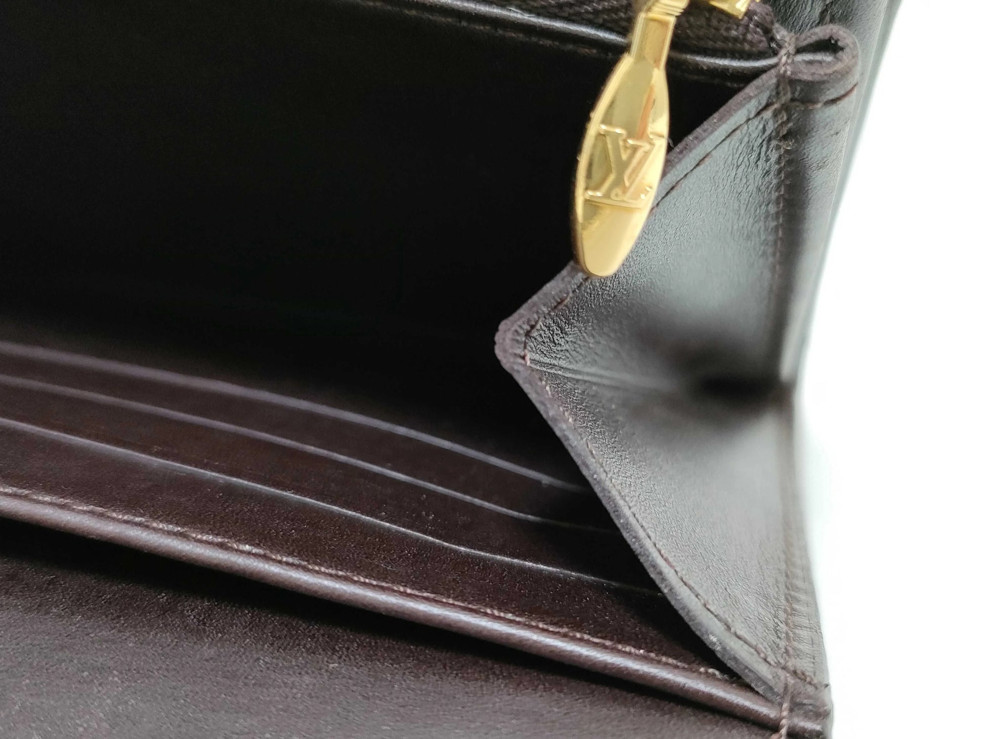 Louis Vuitton Portefeuille Sarah Patent Leather, Burgundy, Patent Leather, Wallet