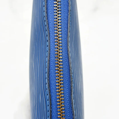 Louis Vuitton Pochette Accessoires Epi Leather, Blue, Leather, Clutch