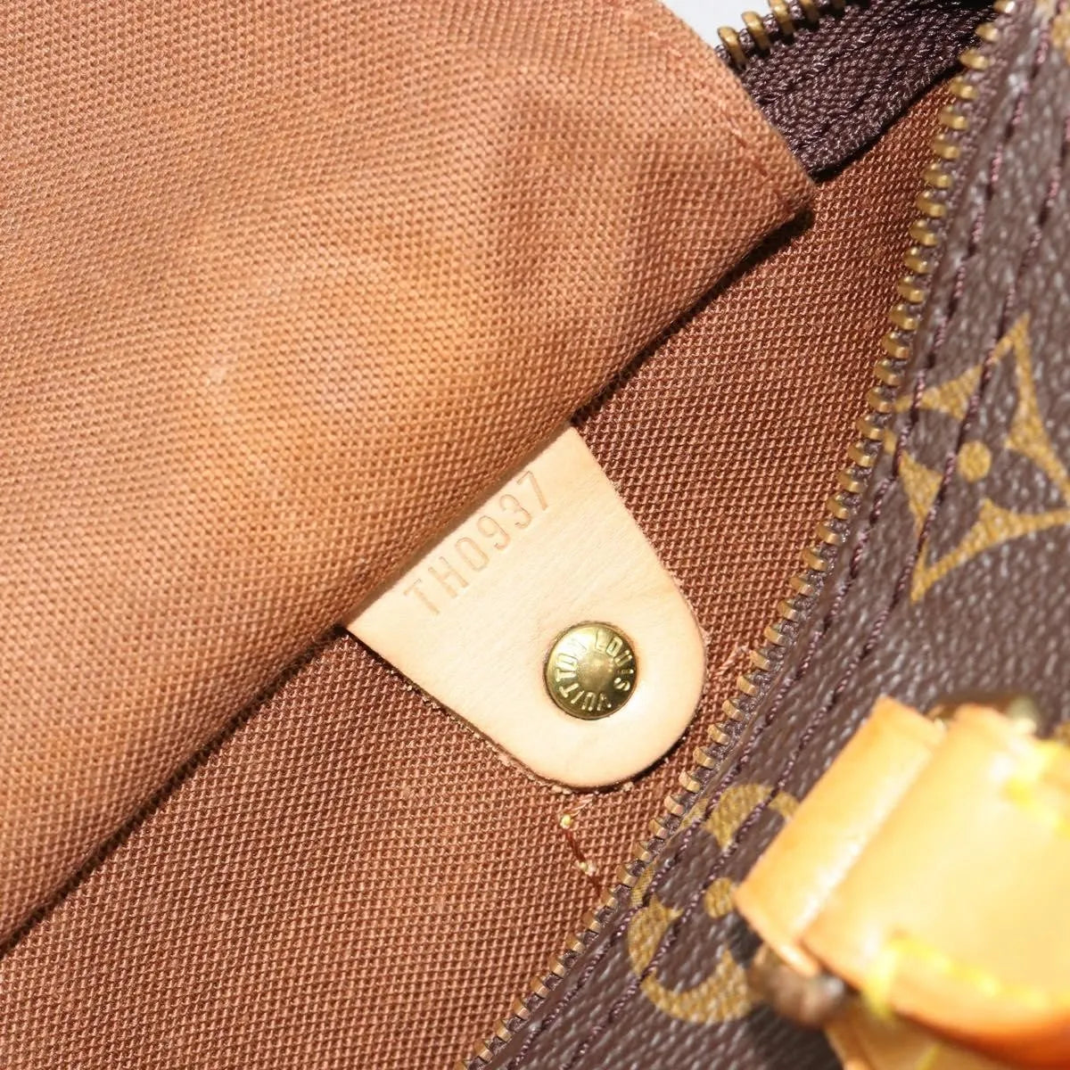 Louis Vuitton Speedy Monogram Canvas, Neutral, Canvas, Handbag