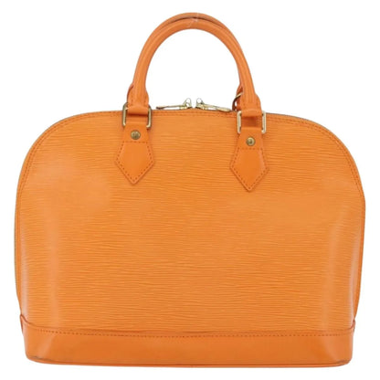 Louis Vuitton Alma Epi, Orange, Leather, Handbag