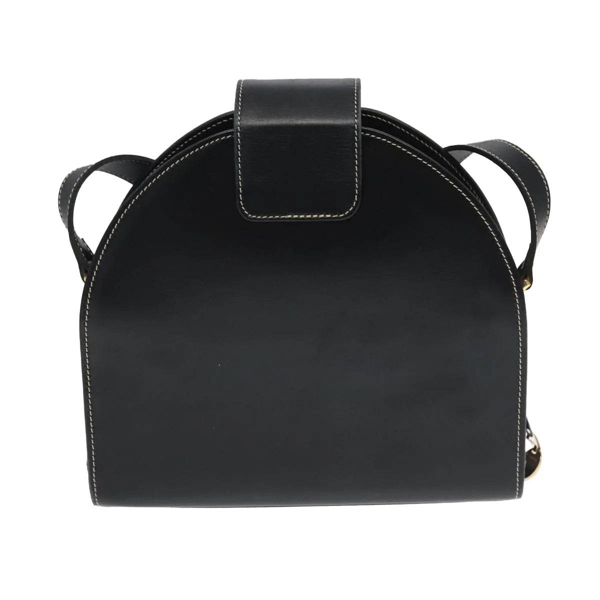 Christian Dior Vintage Leather, Black, Leather, Shoulder Bag
