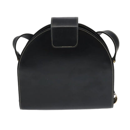 Christian Dior Vintage Leather, Black, Leather, Shoulder Bag