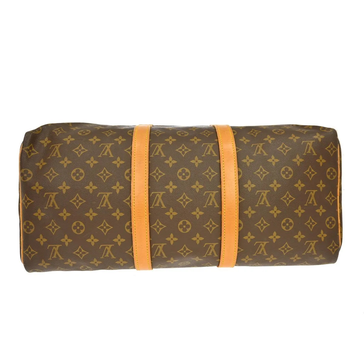 Louis Vuitton Keepall Monogram, Brown, Canvas, Travel Bag