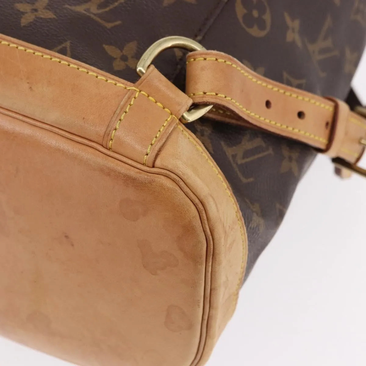 Louis Vuitton Montsouris Monogram, Brown, Canvas, Backpack