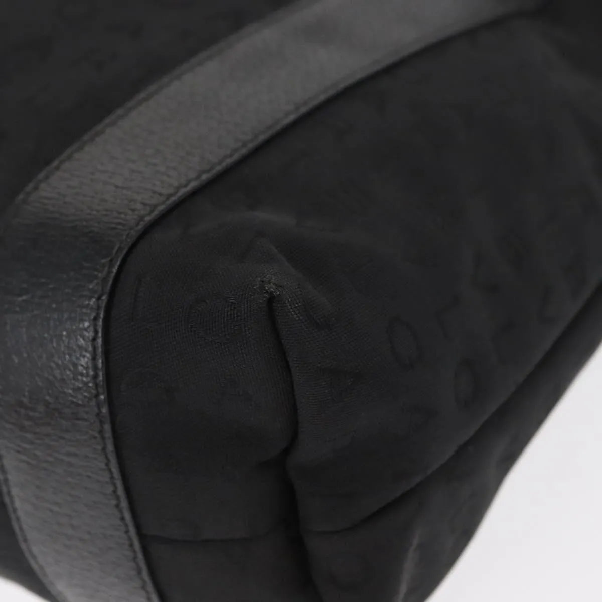 Bvlgari Logomania Canvas, Black, Canvas, Tote Bag