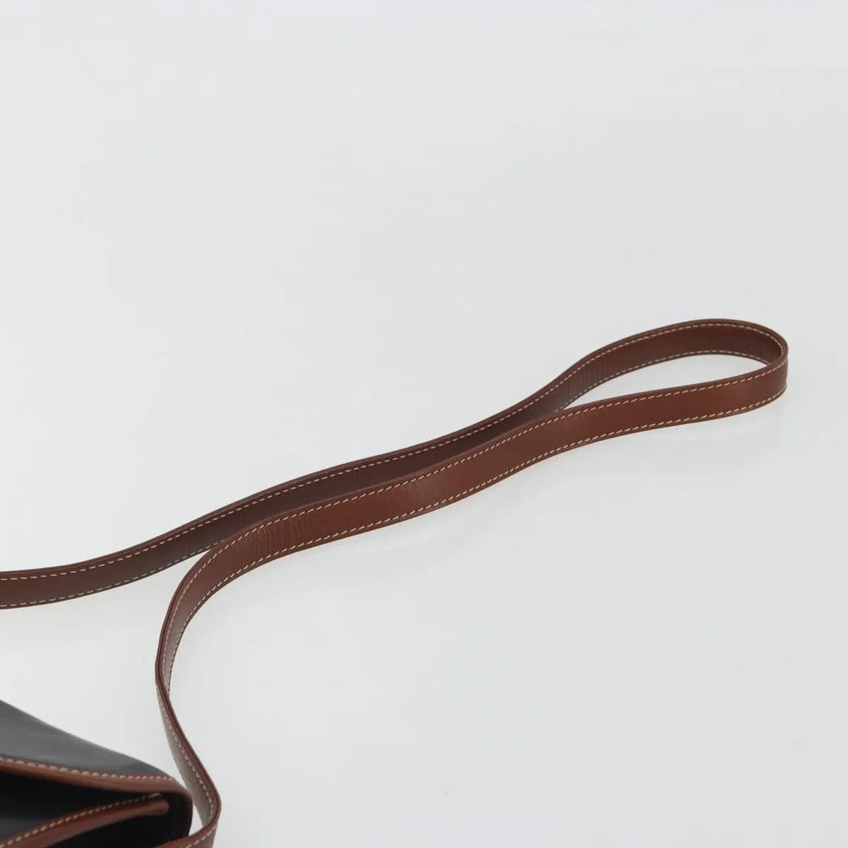 Celine Vintage Flap Leather, Black, Leather, Shoulder Bag