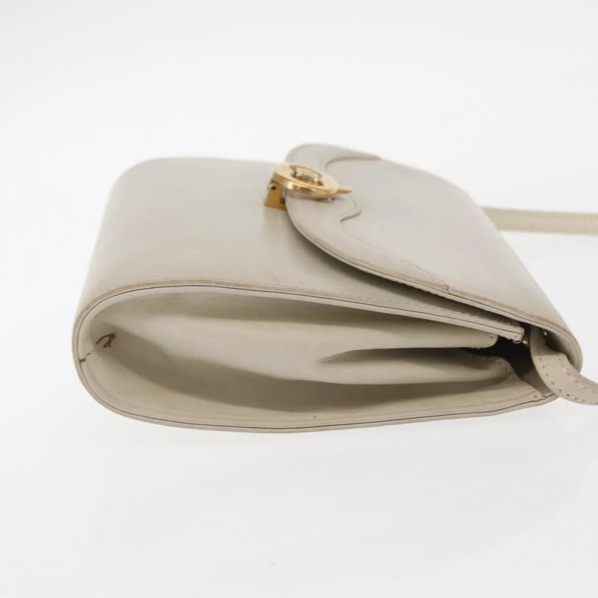 Celine Vintage Leather, Ecru, Leather, Shoulder Bag