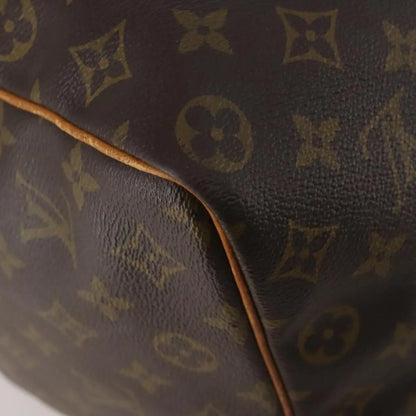 Louis Vuitton Keepall Monogram Canvas, Brown, Canvas, Travel Bag