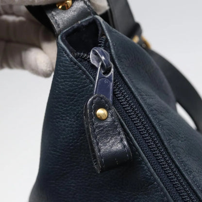 Gucci Vintage Leather, Navy, Leather, Shoulder Bag