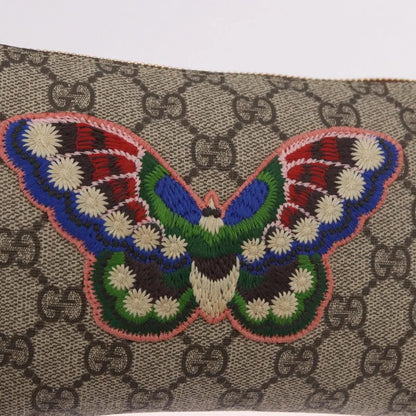Gucci Pochette GG Canvas, Beige, PVC, Clutch