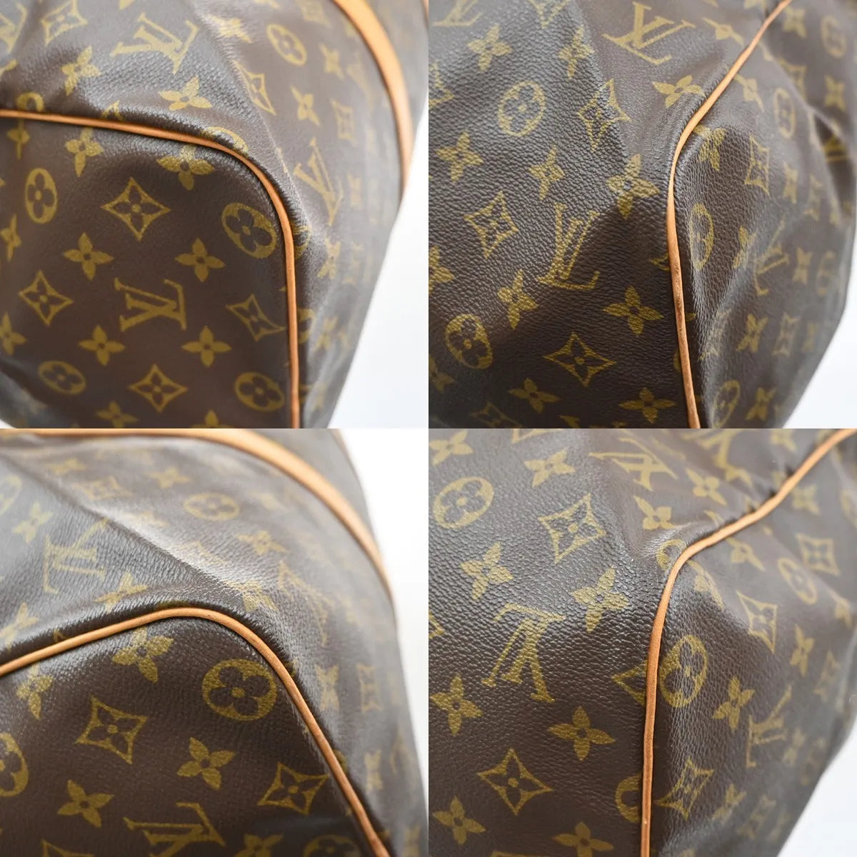 Louis Vuitton Sac Souple Monogram Canvas, Brown, Leather, Travel Bag