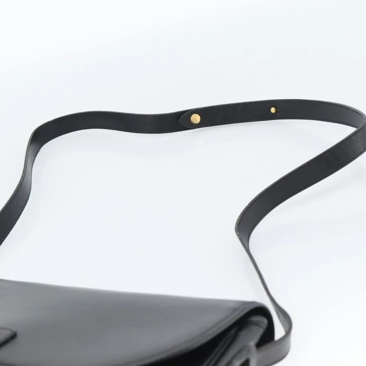 Christian Dior Vintage Leather, Black, Leather, Shoulder Bag