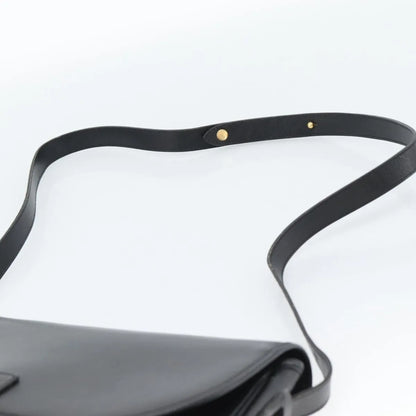 Christian Dior Vintage Leather, Black, Leather, Shoulder Bag