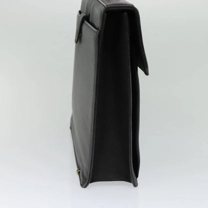 Versace Vintage Leather, Black, Leather, Briefcase