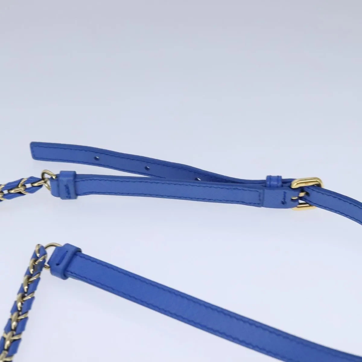 Salvatore Ferragamo Vala Leather, Blue, Leather, Shoulder Bag