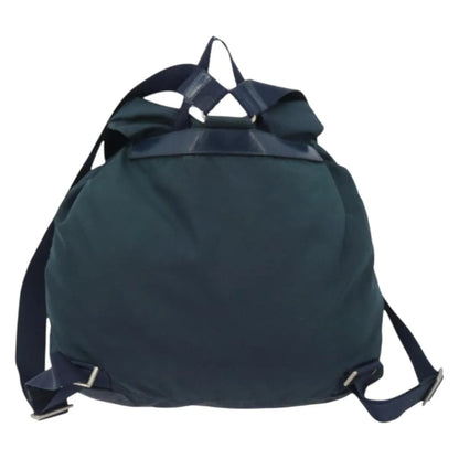 Prada Double Front Pocket Tessuto, Navy, Nylon, Backpack