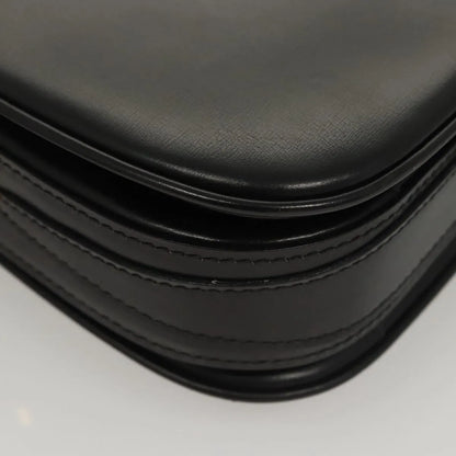 Bally Vintage Leather, Black, Leather, Shoulder Bag