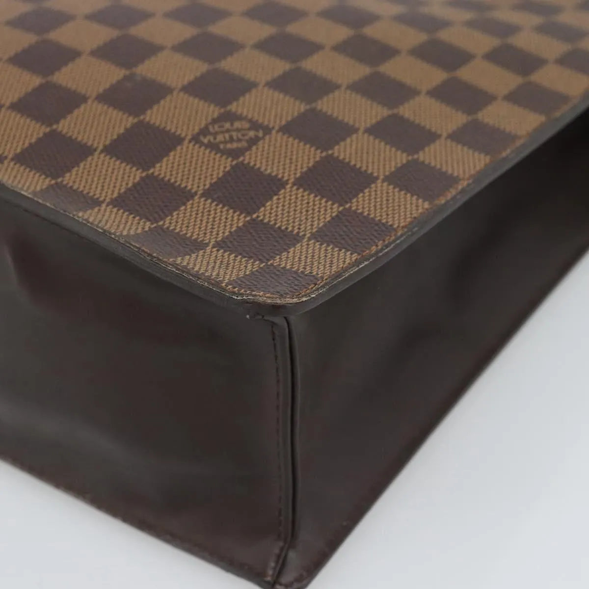 Louis Vuitton Venice Sac Plat Damier, Brown, Canvas, Tote Bag