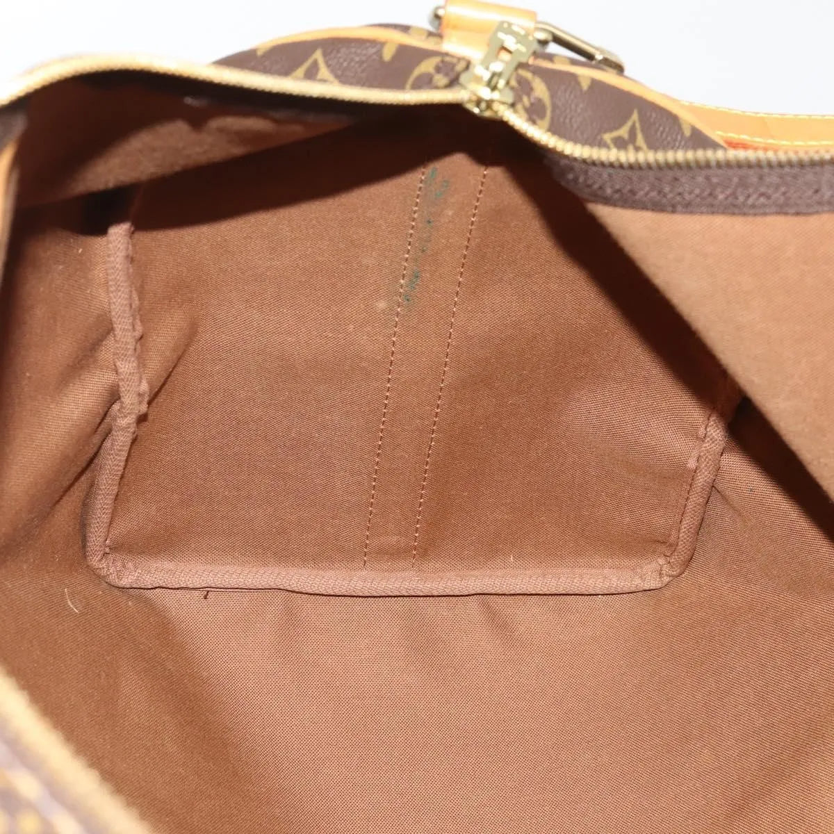 Louis Vuitton Keepall Bandouliere Monogram Canvas, Brown, Canvas, Travel Bag