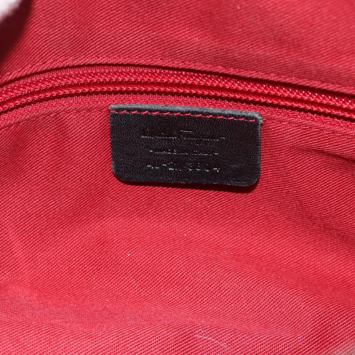 Salvatore Ferragamo Gancini Suede, Black, Suede, Shoulder Bag