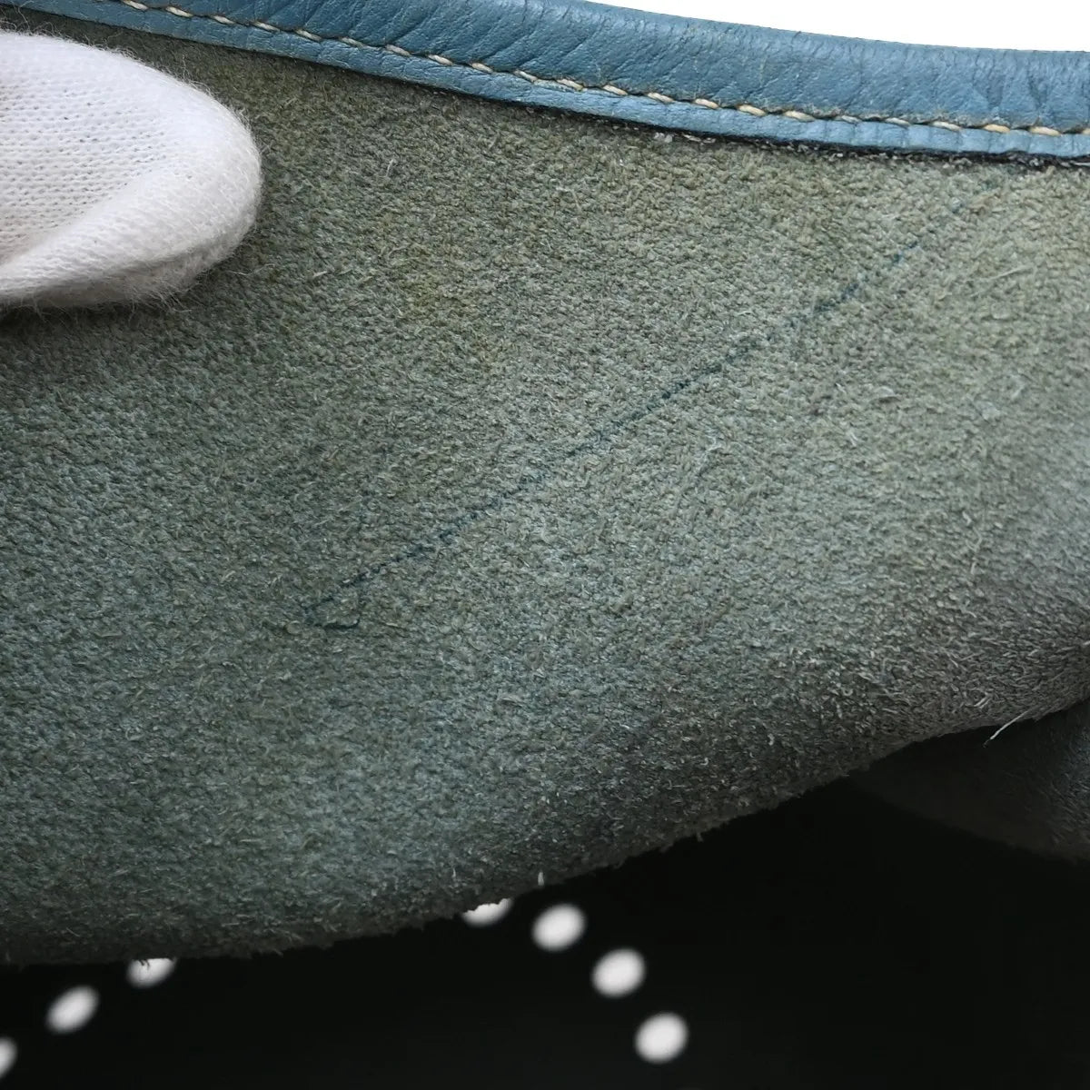 Hermes Evelyne Bag Gen II Clemence, Blue, Leather, Shoulder Bag