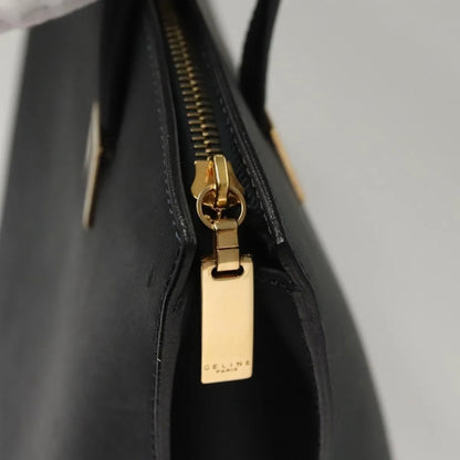 Celine vintage Leather, Navy, Leather, Handbag