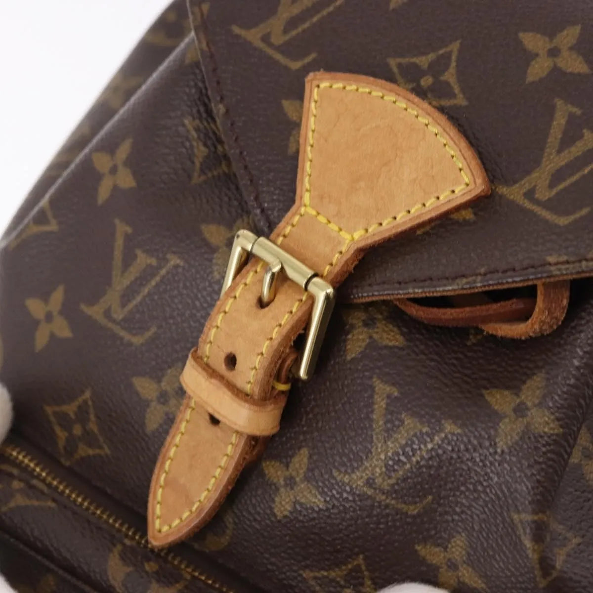 Louis Vuitton Montsouris Monogram, Brown, Canvas, Backpack