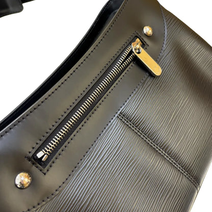Louis Vuitton Nocturne Epi Leather, Black, Leather, Handbag