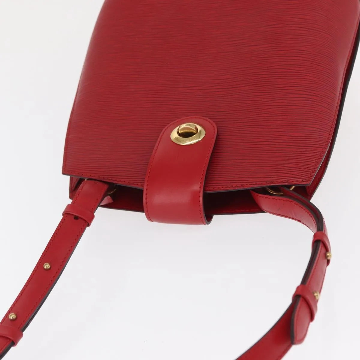 Louis Vuitton Cluny Epi Leather, Red, Leather, Shoulder Bag