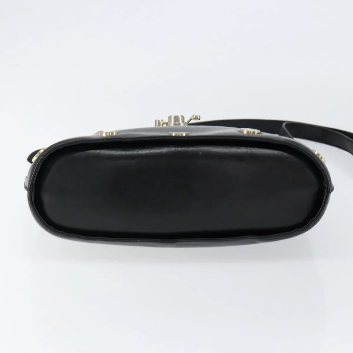 Salvatore Ferragamo Vintage Leather, Black, Leather, Handbag