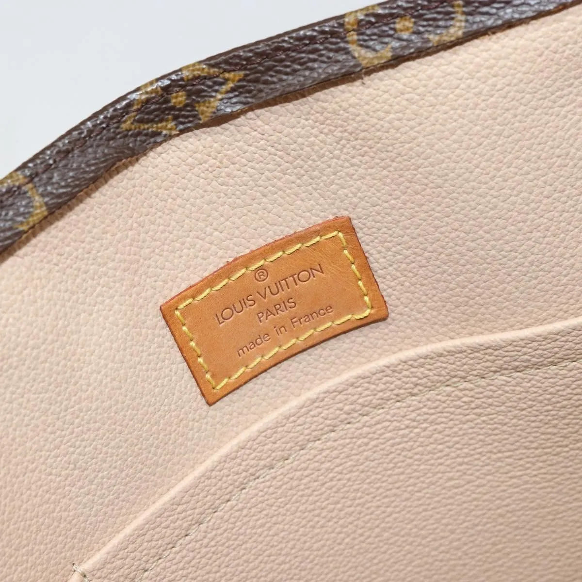 Louis Vuitton Sac Plat Monogram Canvas, Brown, Canvas, Handbag