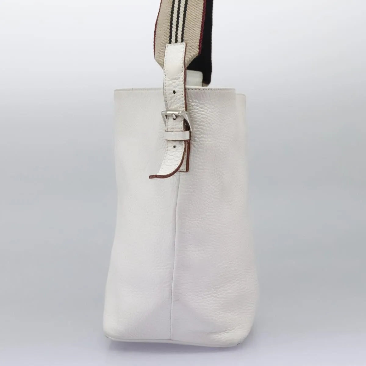 Burberry Vintage Leather, White, Leather, Shoulder Bag