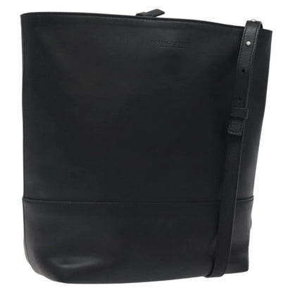 Bottega Veneta Vintage Leather, Black, Leather, Shoulder Bag