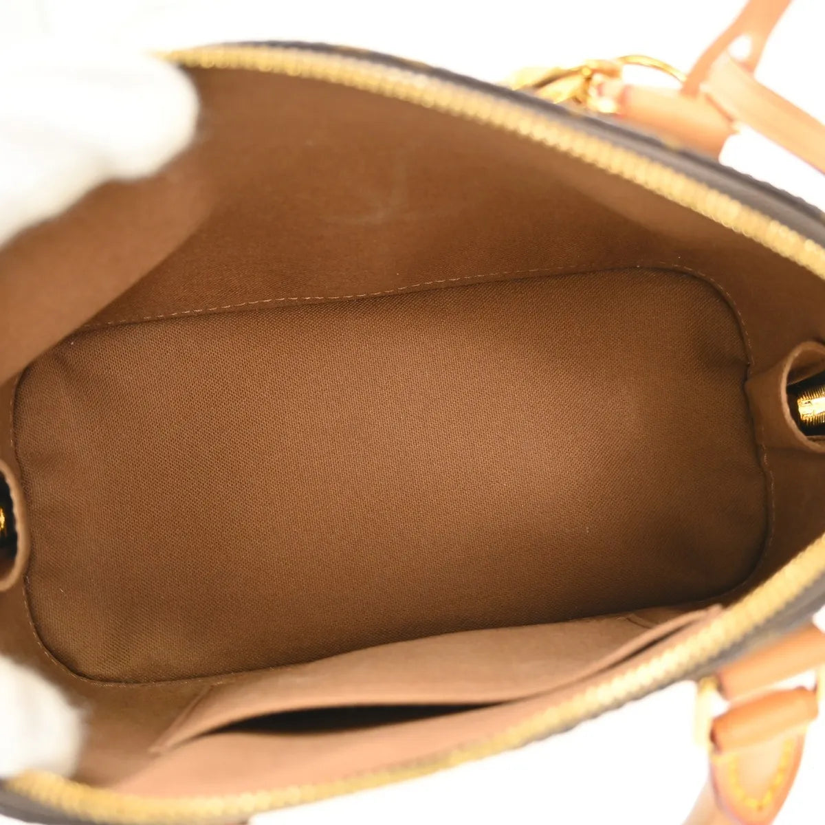 Louis Vuitton Alma Monogram Canvas, Brown, Canvas, Handbag