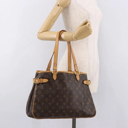 Louis Vuitton Batignolles Monogram Canvas, Brown, Canvas, Shoulder Bag