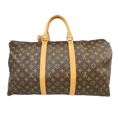 Louis Vuitton Keepall Monogram Canvas, Brown, Canvas, Travel Bag