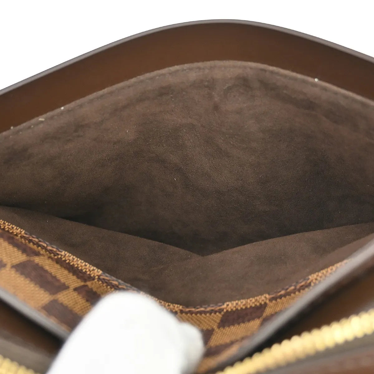 Louis Vuitton Pochette Saint Louis Damier, Brown, Canvas, Clutch
