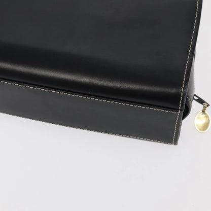 Christian Dior Vintage Leather, Black, Leather, Shoulder Bag