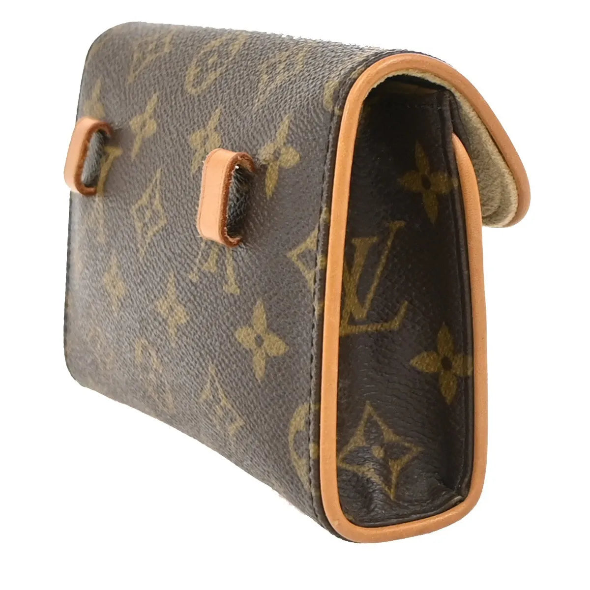 Louis Vuitton Florentine Waist Monogram Canvas, Brown, Canvas, Clutch