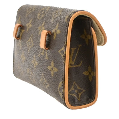 Louis Vuitton Florentine Waist Monogram Canvas, Brown, Canvas, Clutch