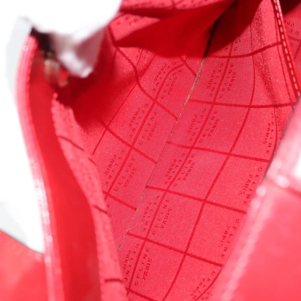 Celine vintage Leather, Red, Leather, Handbag