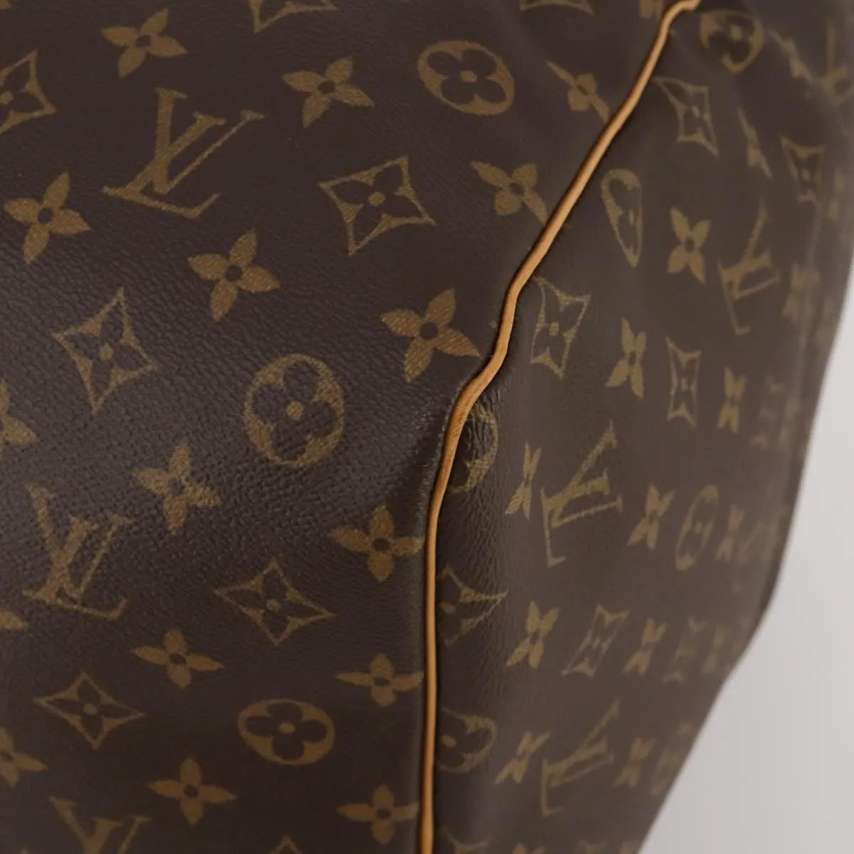 Louis Vuitton Keepall Monogram Canvas, Brown, Canvas, Travel Bag
