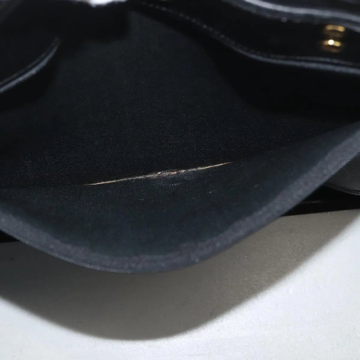 Christian Dior Vintage Honeycomb Canvas, Black, PVC, Shoulder Bag