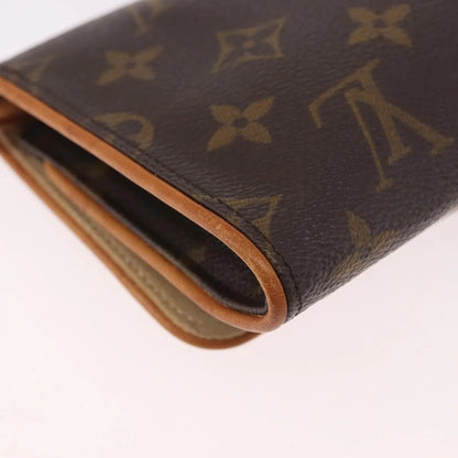 Louis Vuitton Twin Monogram Canvas, Brown, Canvas, Clutch