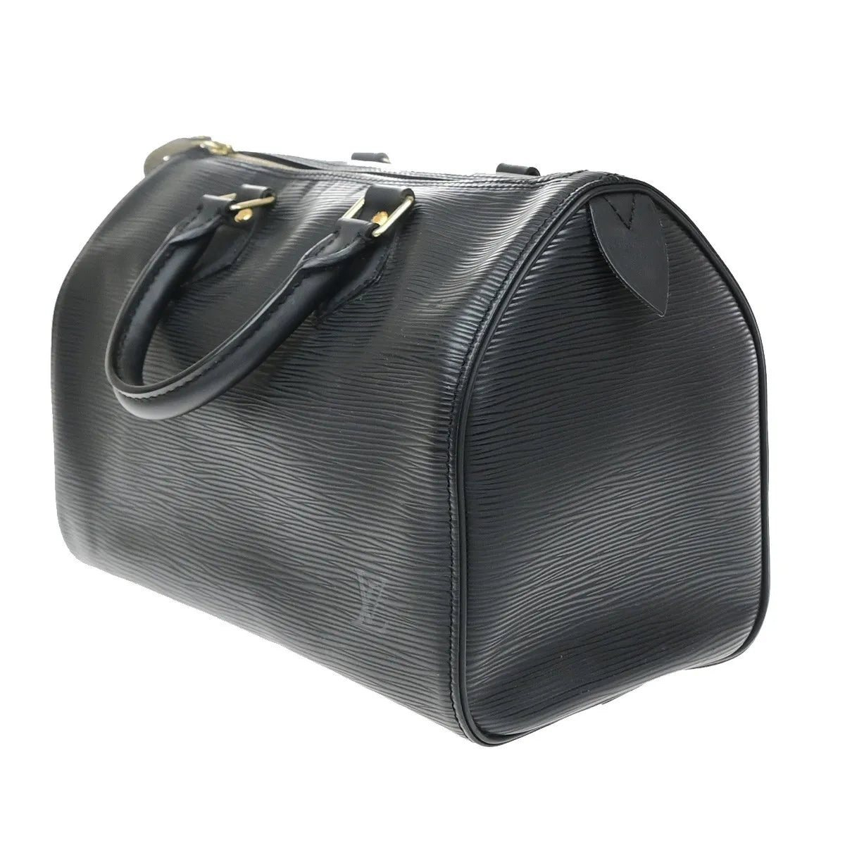 Louis Vuitton Speedy Epi Leather, Black, Leather, Handbag