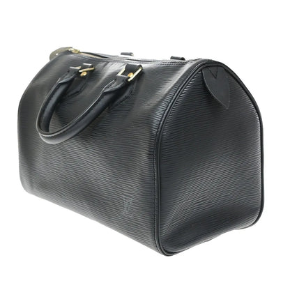Louis Vuitton Speedy Epi Leather, Black, Leather, Handbag