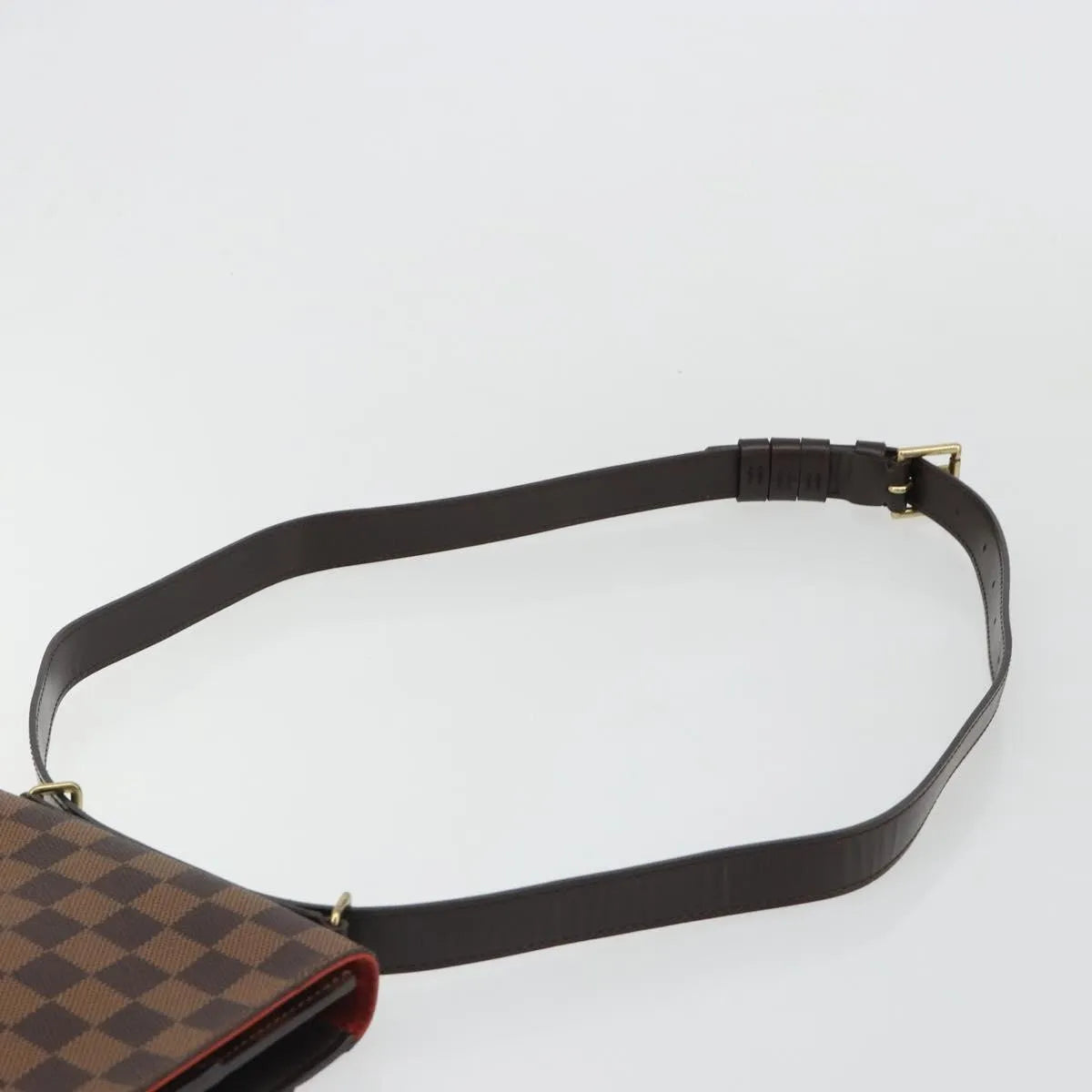 Louis Vuitton Portobello Messenger Damier, Brown, Canvas, Shoulder Bag