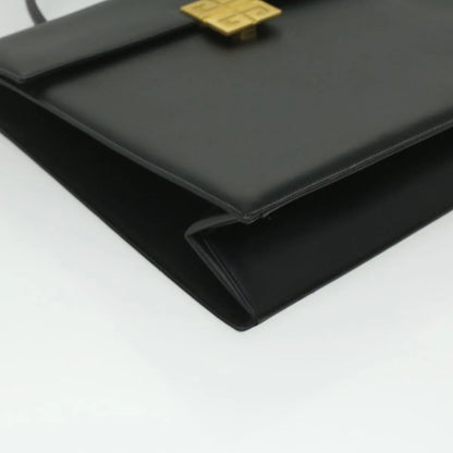 Givenchy Vintage 4G Leather, Black, Leather, Handbag