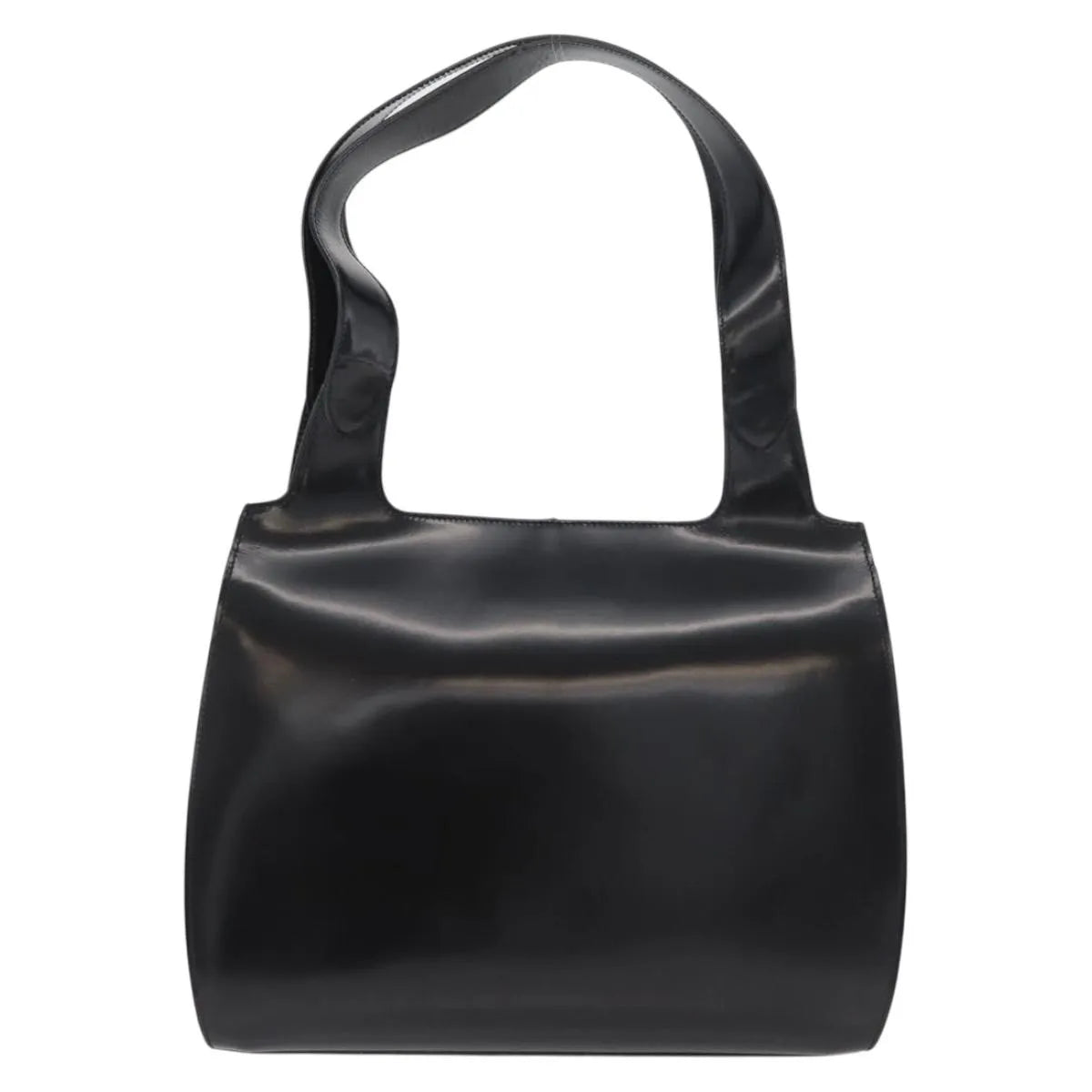 Salvatore Ferragamo Gancini Tote Patent leather, Black, Patent Leather, Tote Bag