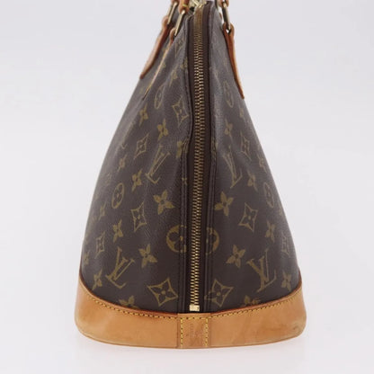 Louis Vuitton Vintage Alma Monogram Canvas, Brown, Canvas, Handbag